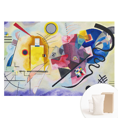 Papier peint intissé à motifs abstraits et colorés