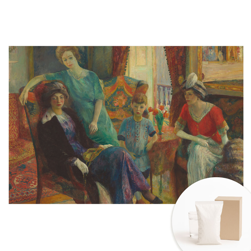 Papier peint photo imprimé sur tissu non tissé L'élégance dans un intérieur classique