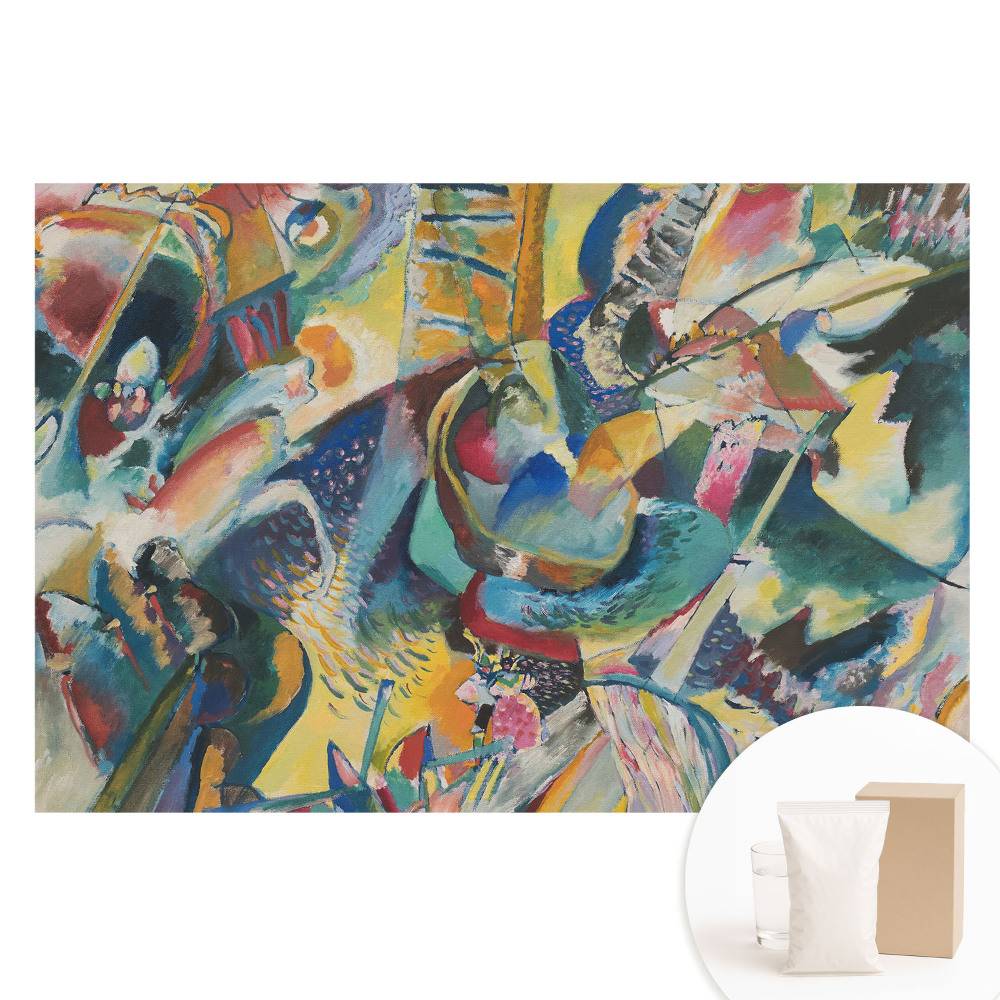 Papier peint photo grand format chaos abstrait de couleurs