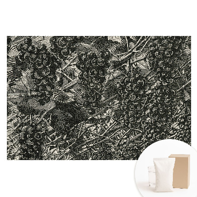 Papier peint intissé imprimé Motif classique de raisin, symbole d'élégance