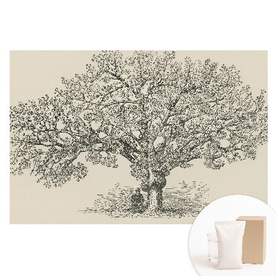 Papier peint photo sur intissé Arbre stylisé nature et harmonie classique