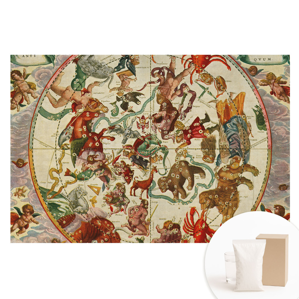 Papier peint panoramique intissé Cosmogramme classique aux motifs mythologiques