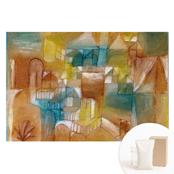 Papier peint intissé Une ville abstraite pleine d'harmonie