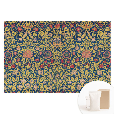 Papier peint intissé à motif de fleurs classiques dans une composition répétitive
