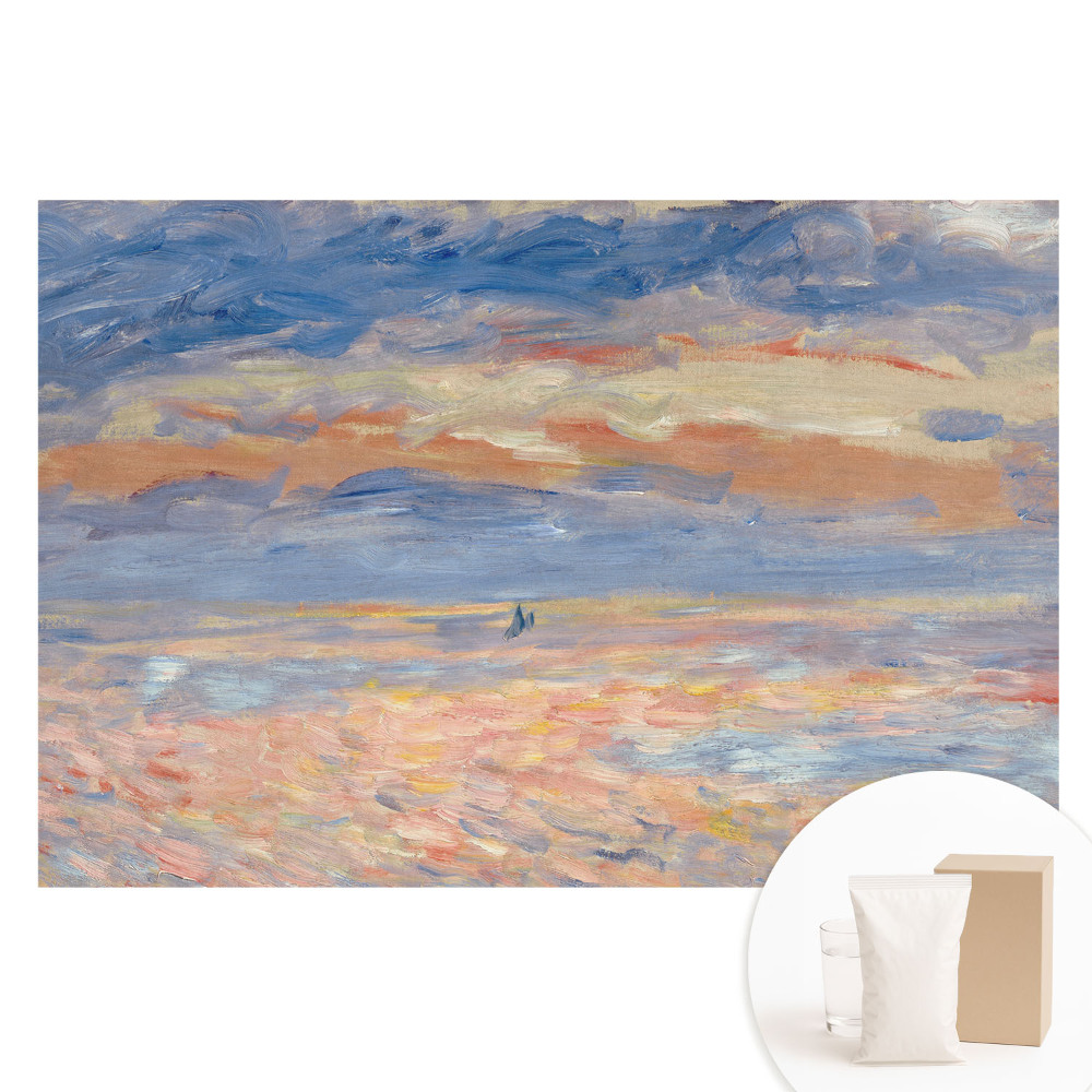 Papier peint photographique sur tissu non tissé paysage marin impressionniste et harmonieux