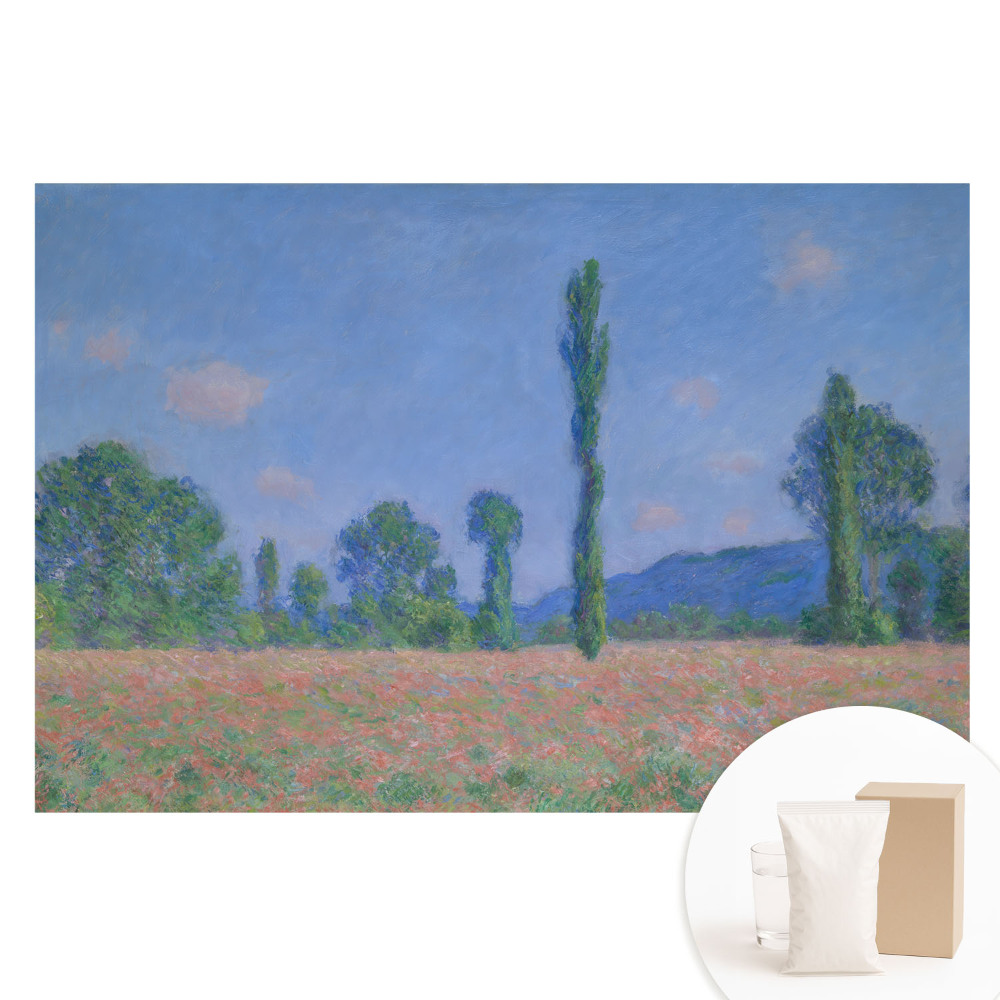 Papier peint intissé Paysage impressionniste avec des peupliers