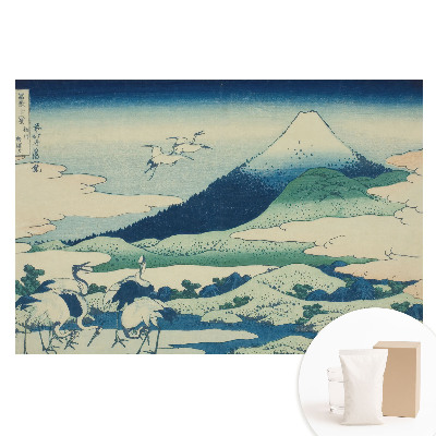 Papier peint photo sur tissu non tissé Paysage de montagne japonais classique.