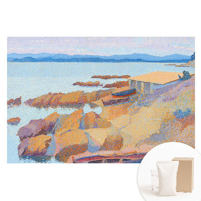 Papier peint photo sur tissu non tissé paysage marin impressionniste