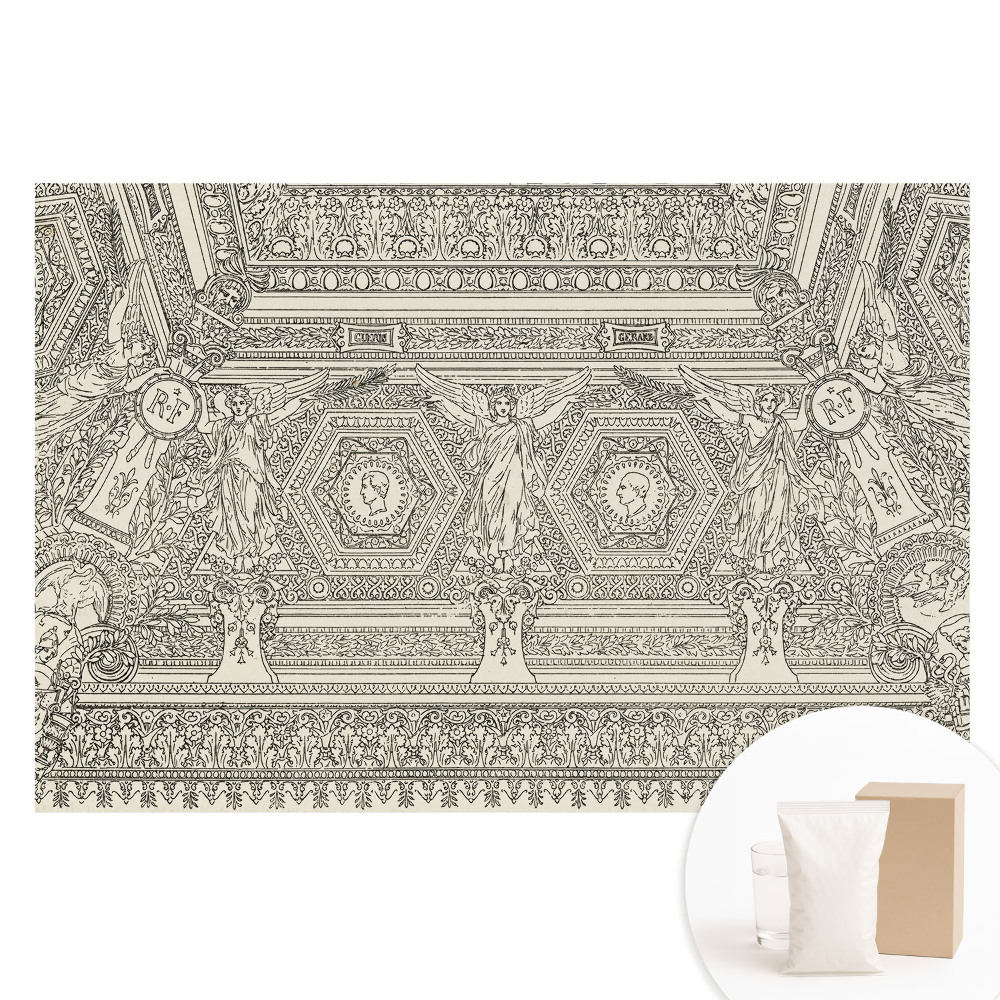 Papier peint photographique intissé Un ornement classique plein de détails