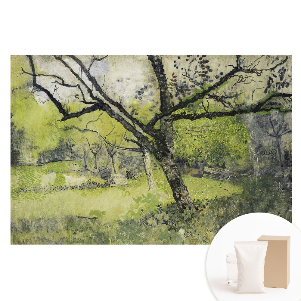 Papier peint photo imprimé sur tissu non tissé espace vert dans l'arbre du parc