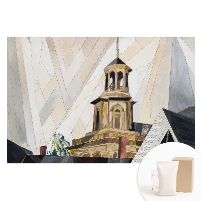 Papier peint panoramique intissé Abstraction d'une tour architecturale