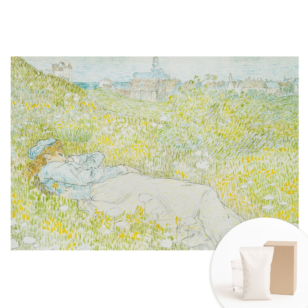 Papier peint photo sur tissu non tissé Reposez-vous dans la prairie, paix et harmonie