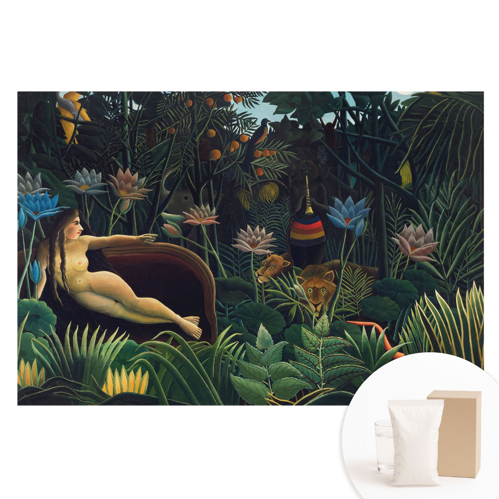 Papier peint photo sur tissu non tissé L'exotisme mystérieux de la jungle