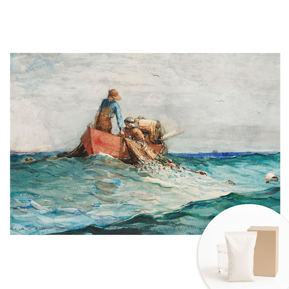 Papier peint photo imprimé sur tissu non tissé Pêcheurs en mer