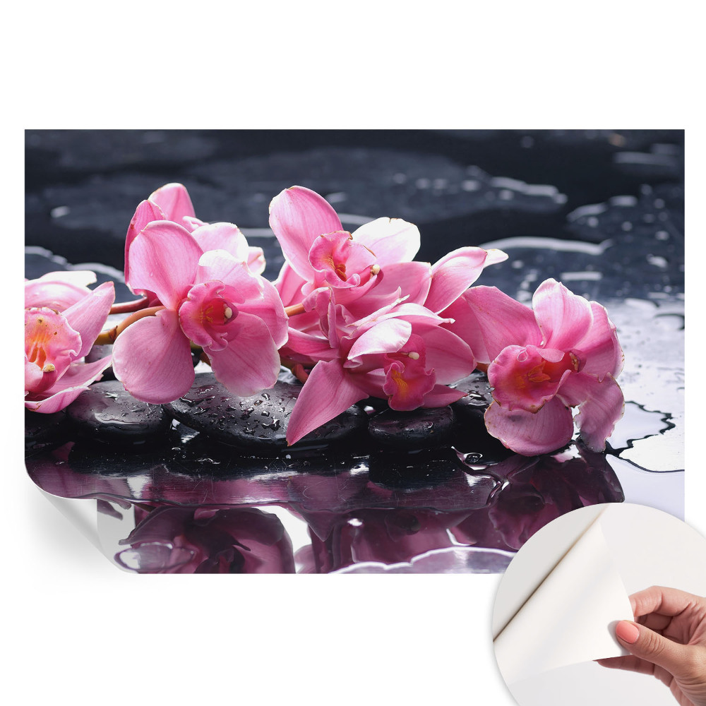 Papier peint autocollant pour le salon élégance florale