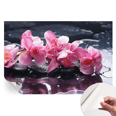 Papier peint autocollant pour le salon élégance florale
