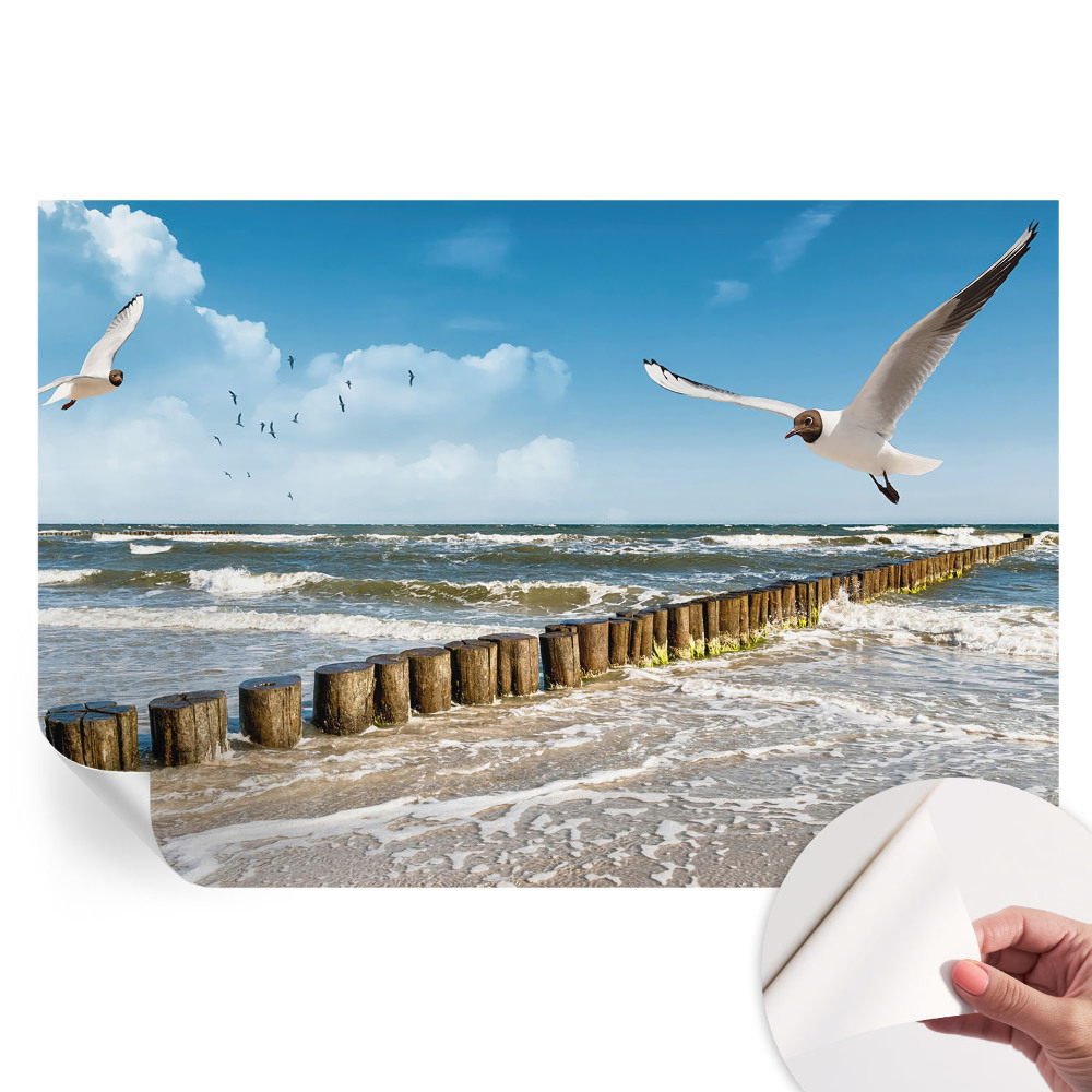 Papier peint photo moderne paysage marin pour salon