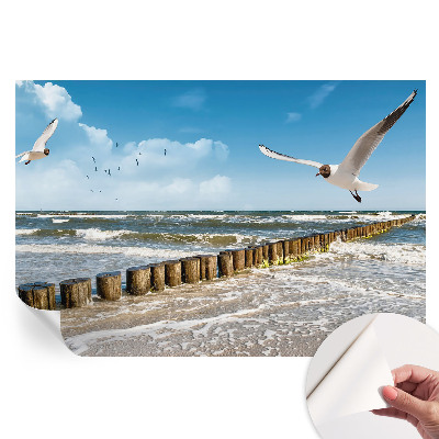 Papier peint photo moderne pour le salon paysage marin