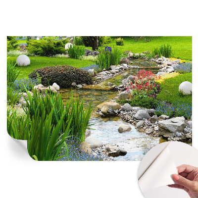 Papier peint autocollant pour le salon Jardin idyllique