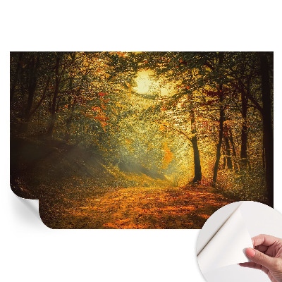 Papier peint photo autocollant paysage d'automne