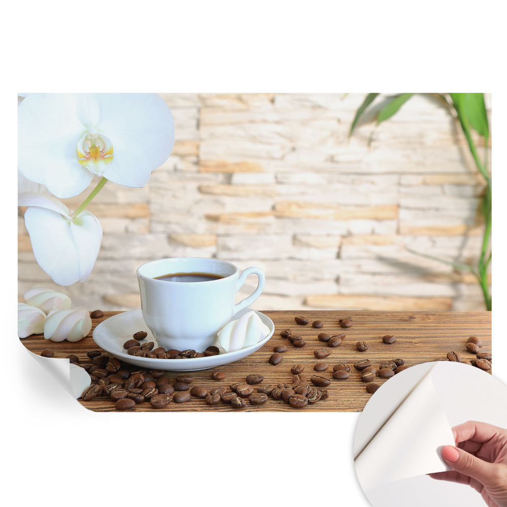 Papier peint photo moderne pour le salon Détente florale