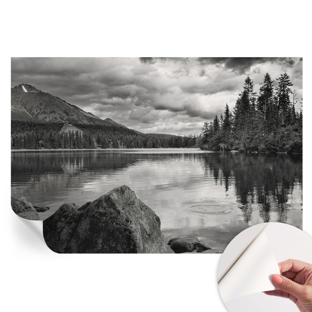 Fresque murale autocollante Panorama montagneux