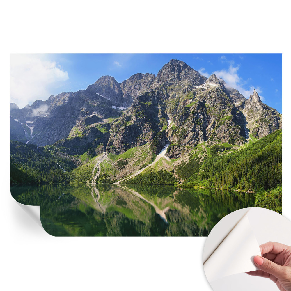 Papier peint photo moderne Montagnes pittoresques pour le salon