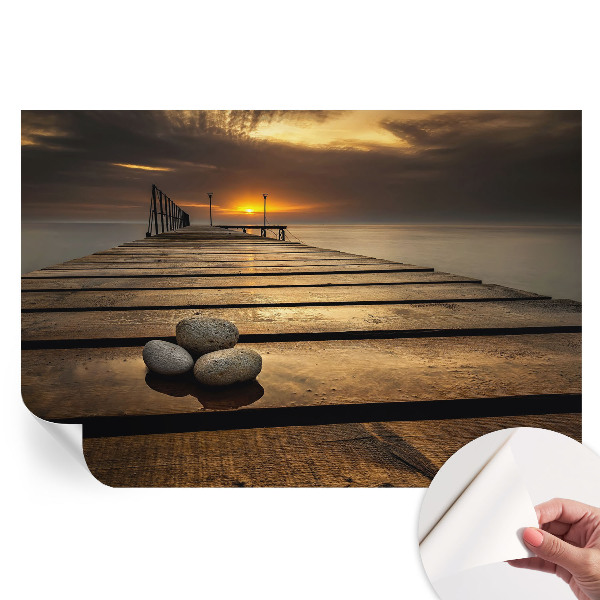 Fresque murale autocollante Coucher de soleil