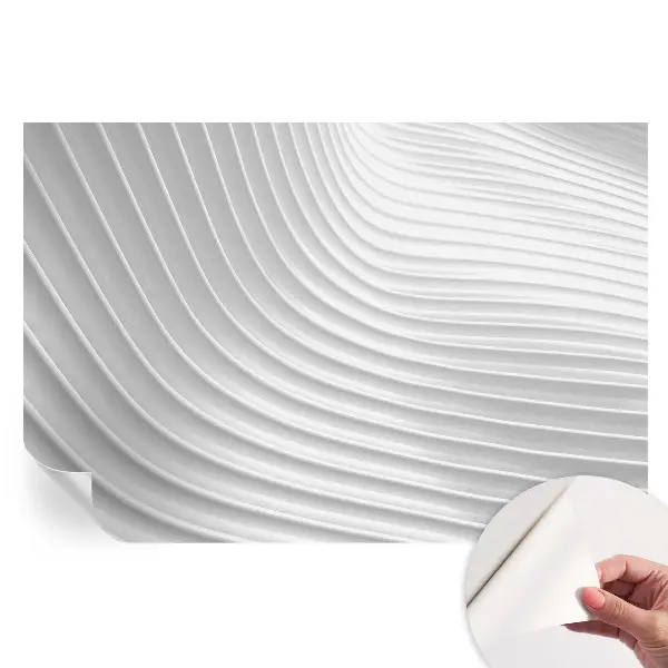 Papier peint autocollant pour salon motif Ondulations élégantes