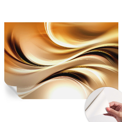 Papier peint photo moderne pour salon motif lignes fluides