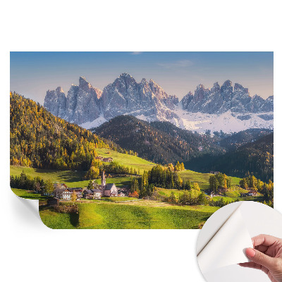 Papier peint photographique autocollant paysage de montagne