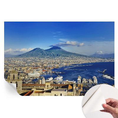 Fresque murale autocollante panorama marin