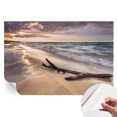 Fresque murale autocollante Plage Ouest