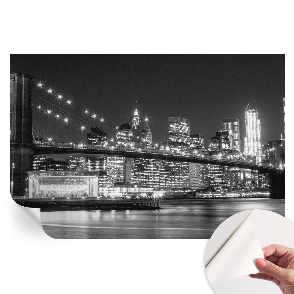 Papier peint autocollant pour le salon Panorama nocturne