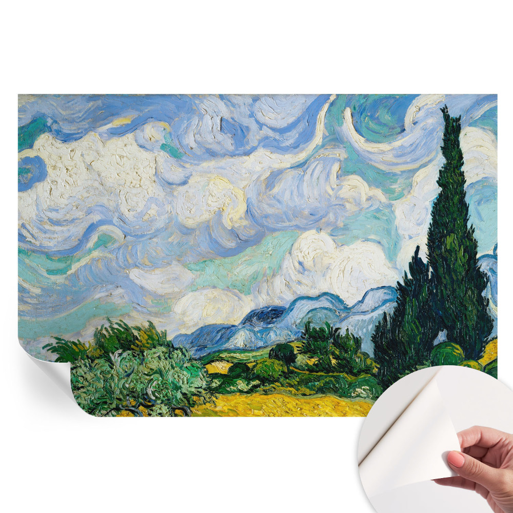 Papier peint autocollant pour le salon Nuages ​​expressifs