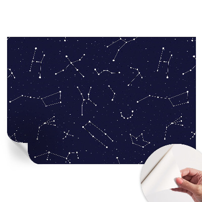 Papier peint photo autocollant pour la chambre Astro Sky