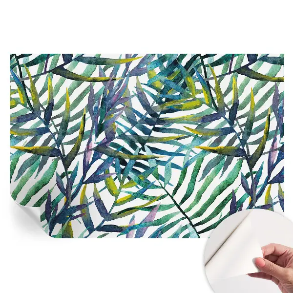 Papier peint photographique autocollant motif végétation exotique