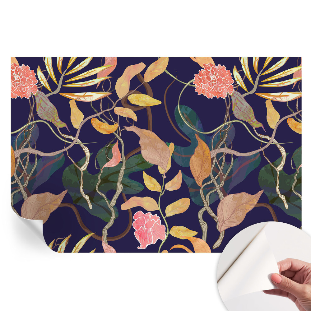 Papier peint photo moderne pour le salon Élégance végétale