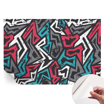 Papier peint autocollant pour le salon Mosaïque abstraite