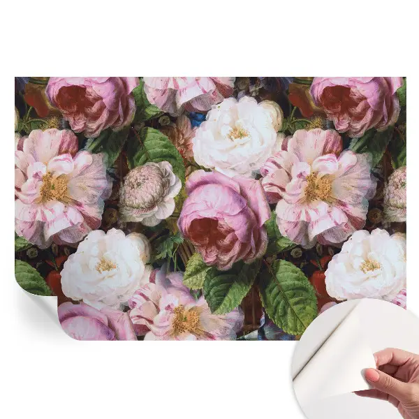 Papier peint autocollant pour salon élégance florale
