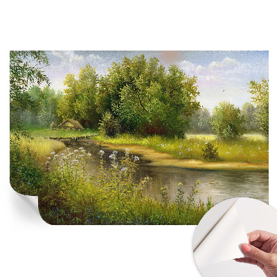 Papier peint photographique autocollant paysage rural