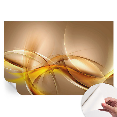 Papier peint autocollant pour le salon motif lignes douces