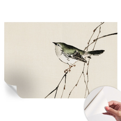 Papier peint photo moderne pour le salon Oiseau harmonieux