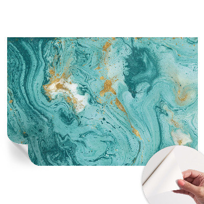 Papier peint autocollant pour salon motif vagues de la mer
