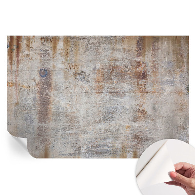 Fresque murale autocollante surface brute