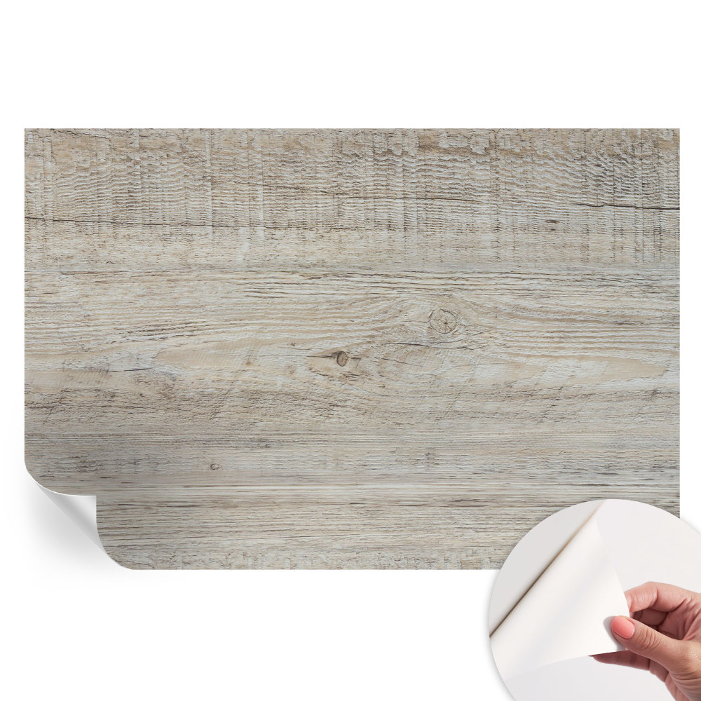 Papier peint photo moderne anneaux en bois pour salon
