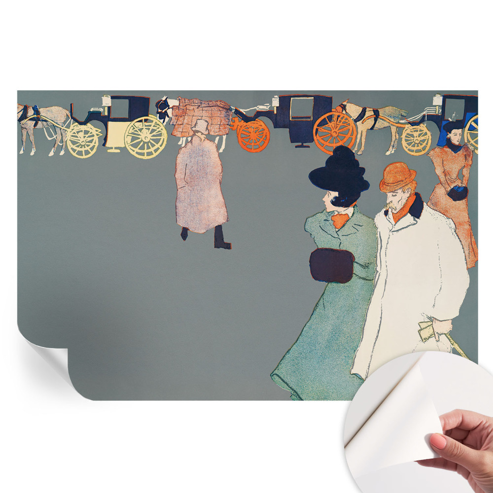 Fresque murale autocollante costumes de coach