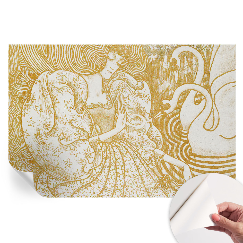 Papier peint photo moderne pour le salon Élégance féminine