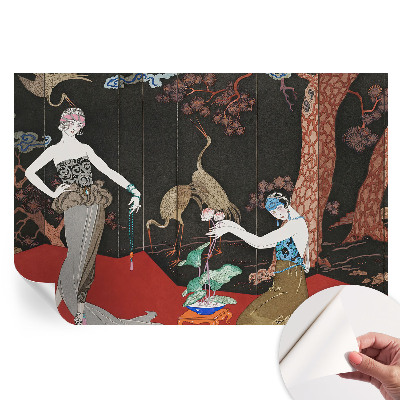 Papier peint photo moderne pour salon avec scène élégante