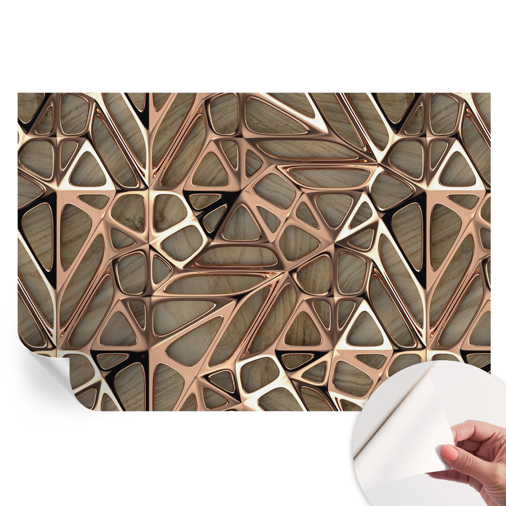 Fresque murale autocollante Motif géométrique